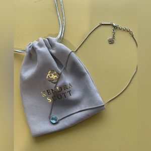 Kendra Scott Tess Silver Pendant Necklace